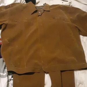 Pelle Pelle suede like outfit xxl brown
